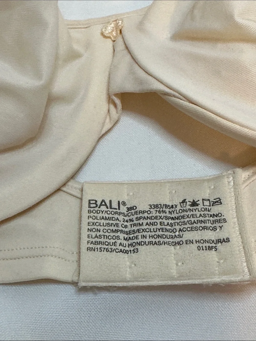 Bali Underwire Smooth Comfort Bra — Beige